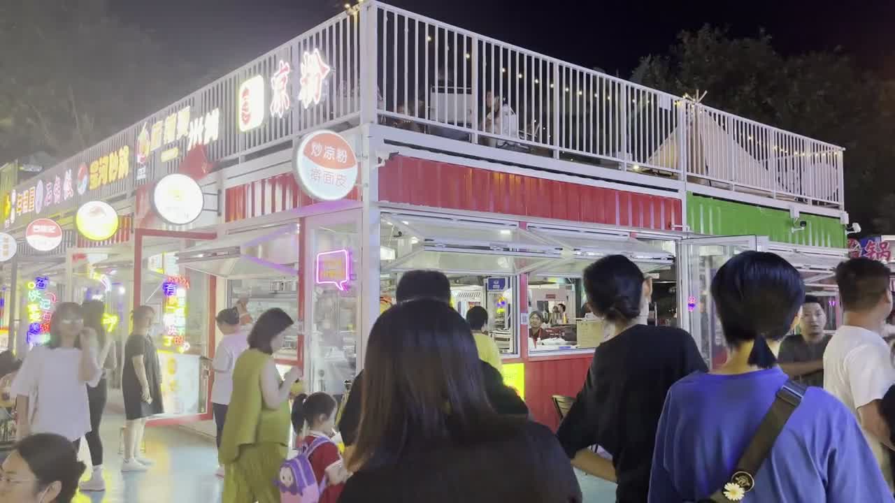 山西运城集装箱美食街